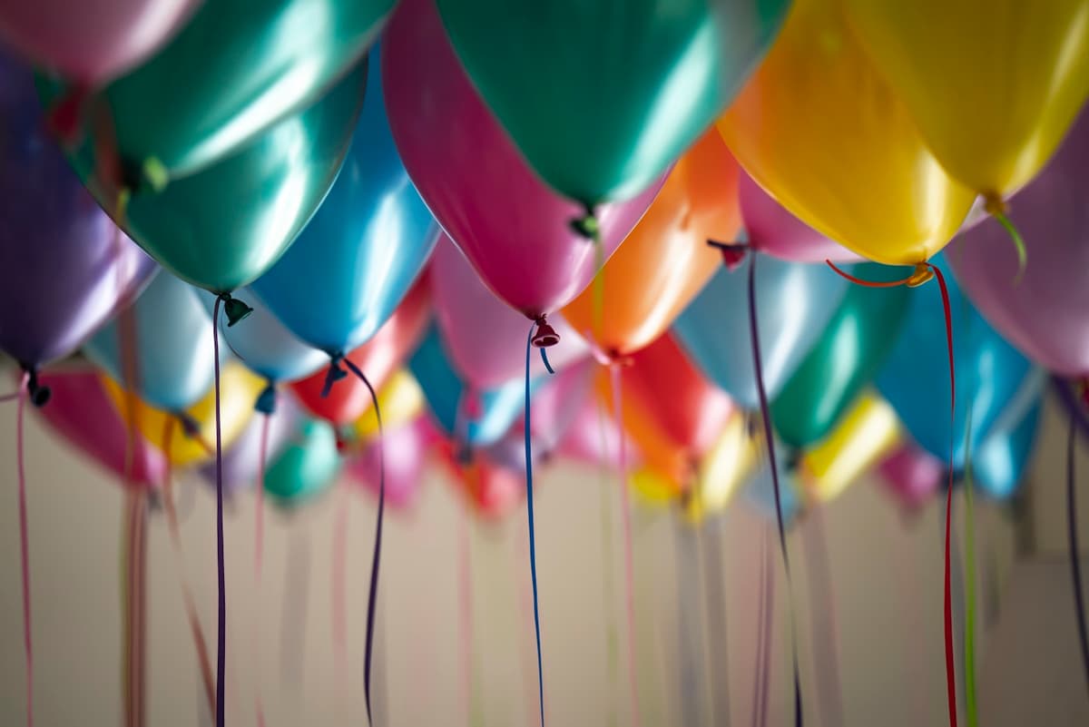 Birthday celebration setup